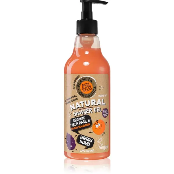 Organic Shop Organic Shop Skin Super Good Energy Bomb натурален душ-гел с освежаващ ефект 500 мл.