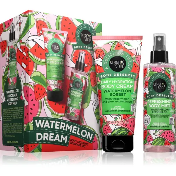 Organic Shop Organic Shop Watermelon Dream Body Desserts Skincare Set подаръчен комплект за тяло
