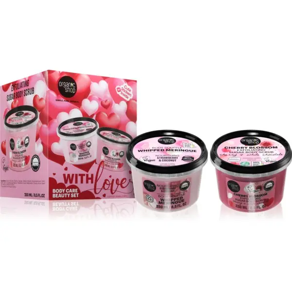 Organic Shop Organic Shop With Love Body Care Beauty Set подаръчен комплект за тяло