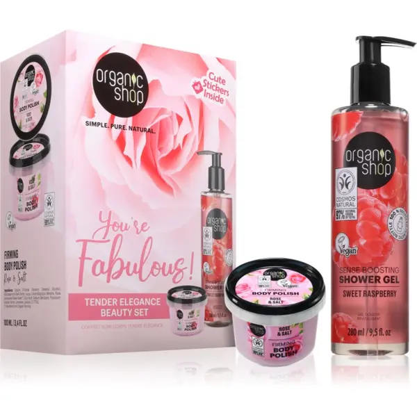 Organic Shop Organic Shop You're Fabulous! Tender Elegance Beauty Set подаръчен комплект за тяло