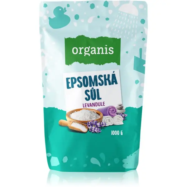 Organis Organis Epsom salt Lavender сол за баня 1000 гр.
