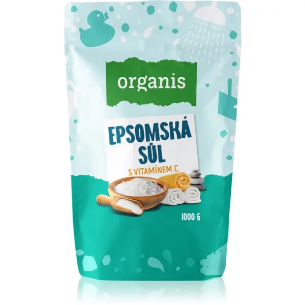 Organis Organis Epsom salt with Vitamin C сол за баня 1000 гр.