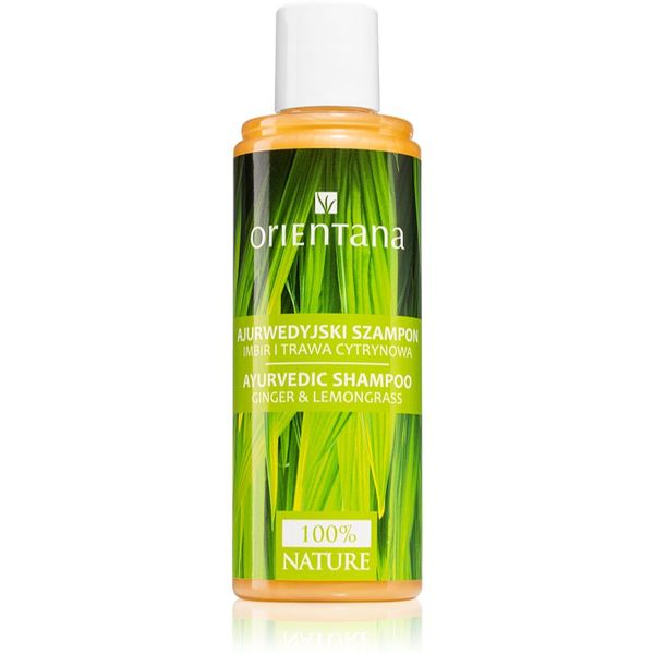 Orientana Orientana Ayurvedic Shampoo Ginger & Lemongrass освежаващ шампоан 210 мл.