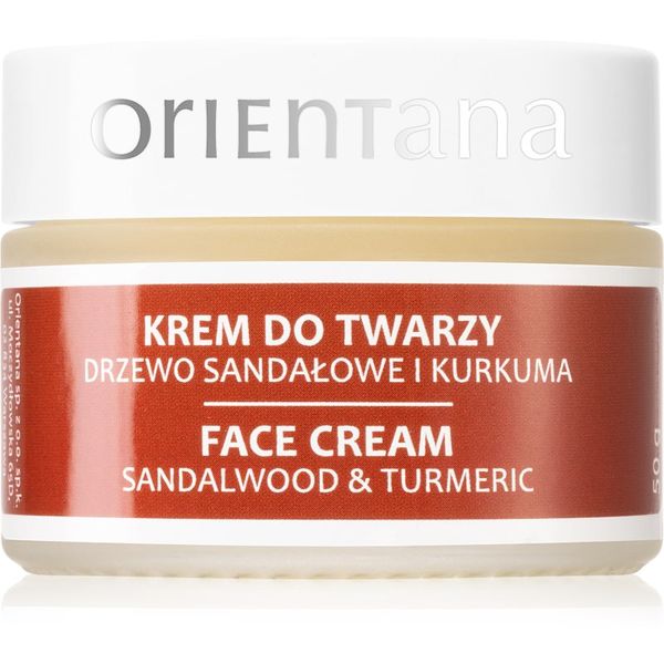Orientana Orientana Sandalwood & Turmeric Face Cream подхранващ крем за лице 50 гр.