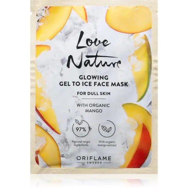 Oriflame Oriflame Love Nature Gel To Ice Organic Mango озаряваща маска за лице 10 мл.