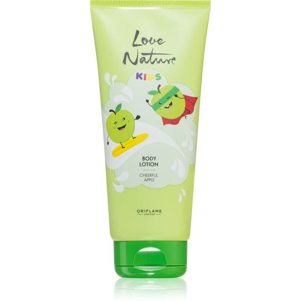Oriflame Oriflame Love Nature Kids Cheerful Apple тоалетно мляко за тяло за чувствителна кожа 200 мл.