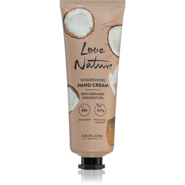 Oriflame Oriflame Love Nature Organic Coconut Oil подхранващ крем за ръце 75 мл.