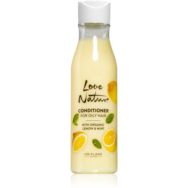 Oriflame Oriflame Love Nature Organic Lemon & Mint лек балсам за мазна коса 250 мл.