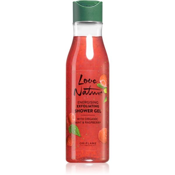 Oriflame Oriflame Love Nature Organic Mint & Raspberry ексфолиращ душ-гел 250 мл.