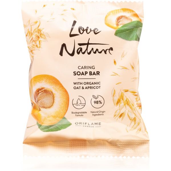 Oriflame Oriflame Love Nature Organic Oat & Apricot твърд сапун 75 гр.