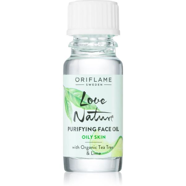 Oriflame Oriflame Love Nature Organic Tea Tree & Lime почистващо олио за проблемна кожа, акне 10 мл.