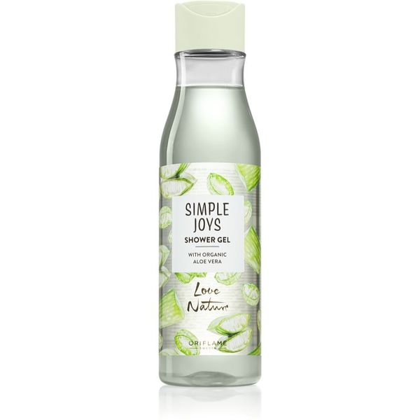 Oriflame Oriflame Love Nature Simple Joys освежаващ душ гел с алое вера Organic Aloe Vera 250 мл.