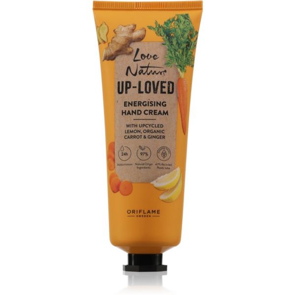 Oriflame Oriflame Love Nature Up-Loved Upcycled Lemon & Organic Carrot & Ginger хидратиращ крем за ръце 75 мл.