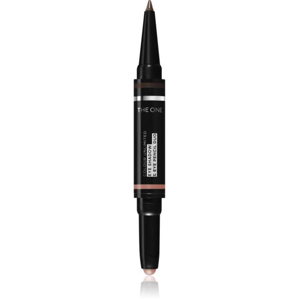 Oriflame Oriflame The One Colour Unlimited сенки за очи и молив за очи 2 в 1 цвят Peach Perfect 1.2 гр.