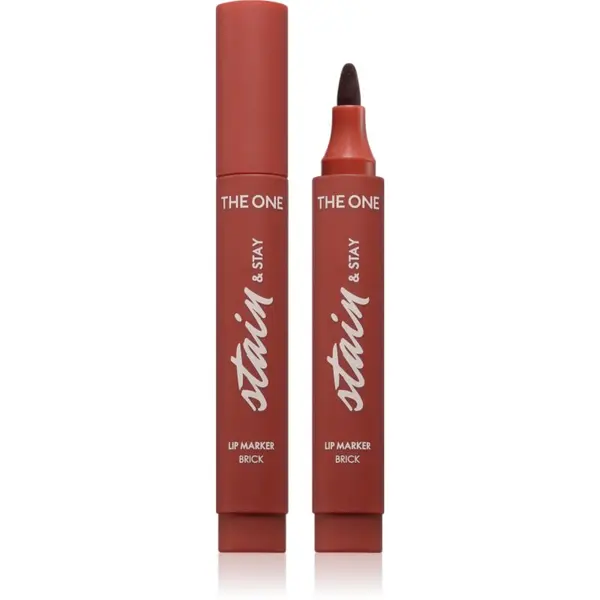 Oriflame Oriflame The One Stain & Stay дълготрайно червило маркер цвят Brick 2.5 гр.