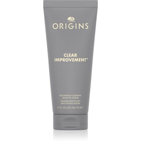 Origins Origins Clear Improvement® Blackhead Clearing Mask-To-Scrub маска за почистване на порите от черни точки 75 мл.