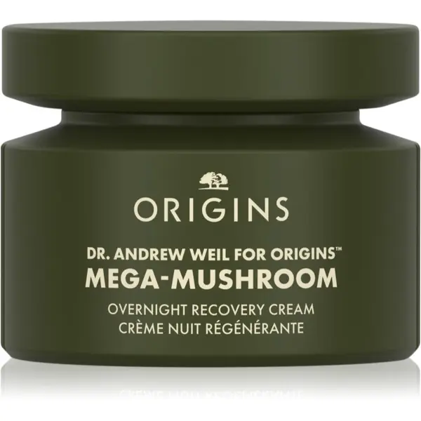 Origins Origins Dr. Andrew Weil for Origins™ Mega-Mushroom Overnight Recovery Cream успокояваща и хидратираща маска за нощ 50 мл.