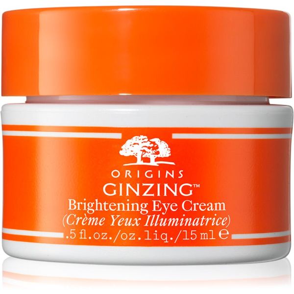 Origins Origins GinZing™ Brightening Eye Cream озаряващ крем за околоочната зона против отоци и тъмни кръгове цвят Cool 15 мл.