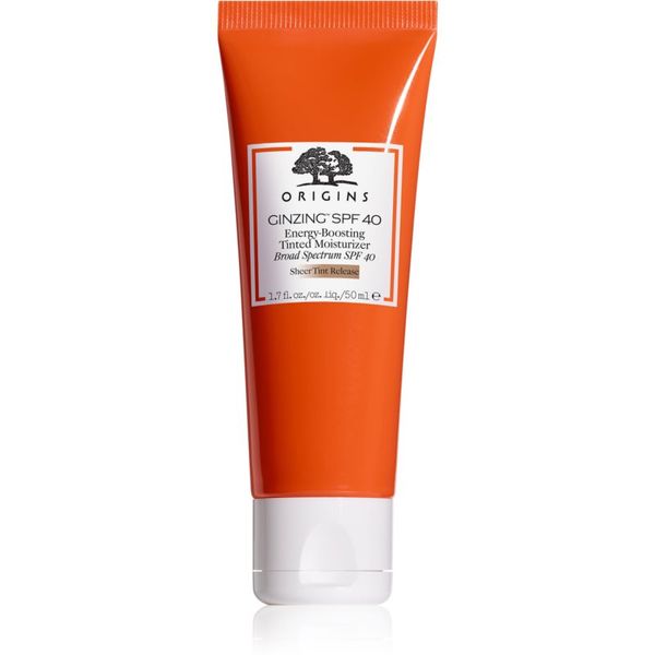 Origins Origins GinZing™ Energy-Boosting Tinted Moisturizer дневен крем с ревитализиращ ефект SPF 40 50 мл.