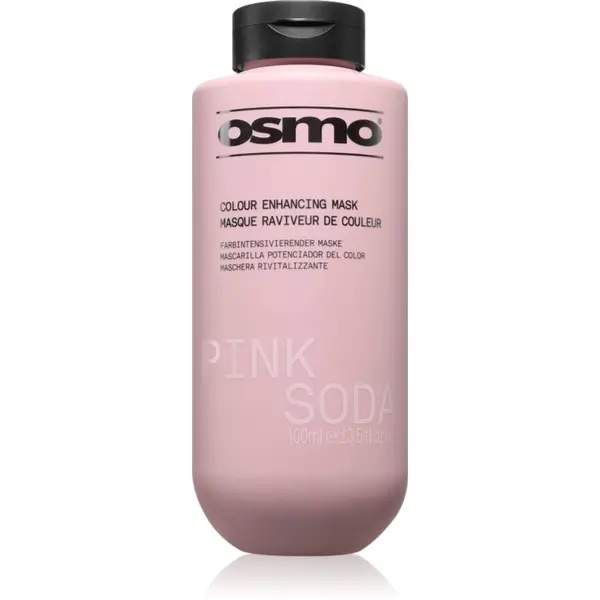 Osmo Osmo Pink Soda Colour Enhancing Mask нежна подхранваща маска без перманентни цветови пигменти розов 400 мл.