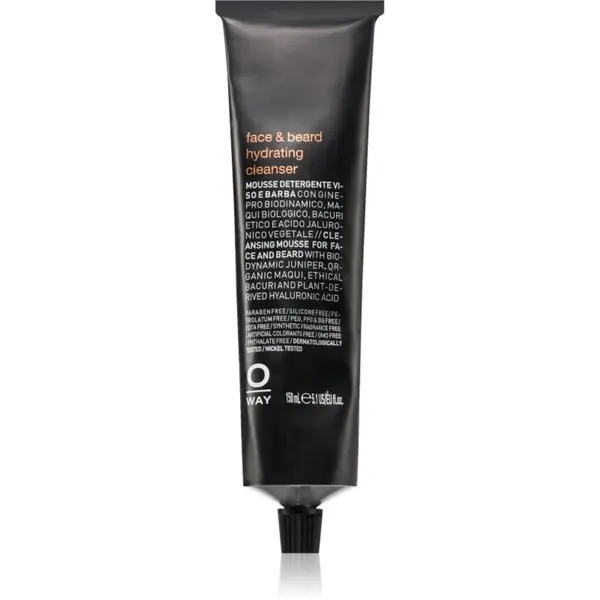 Oway Oway Face & Beard почистваща пяна за зоната на лицето и брадата 150 мл.