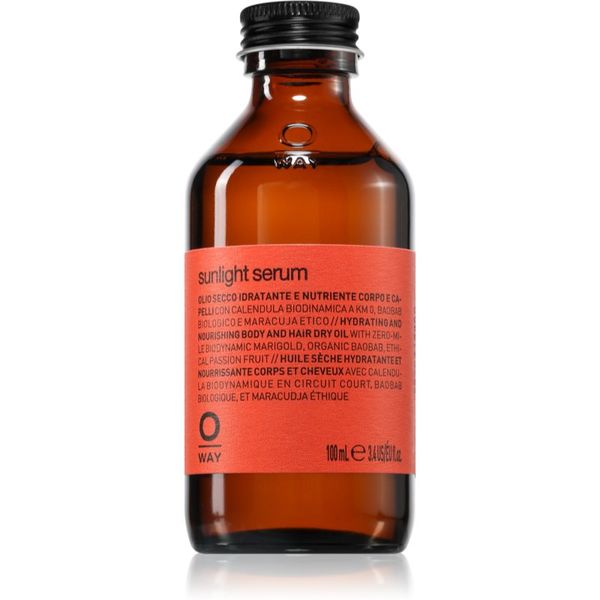 Oway Oway SunWay Sunlight Serum сухо олио за коса и тяло 100 мл.