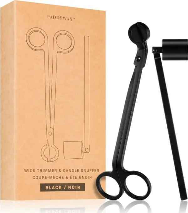 Paddywax Paddywax Accesories Wick Trimmer & Candle Snuffer - Matte Black подаръчен комплект