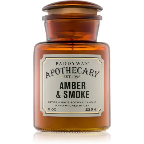 Paddywax Paddywax Apothecary Amber & Smoke ароматна свещ 226 гр.