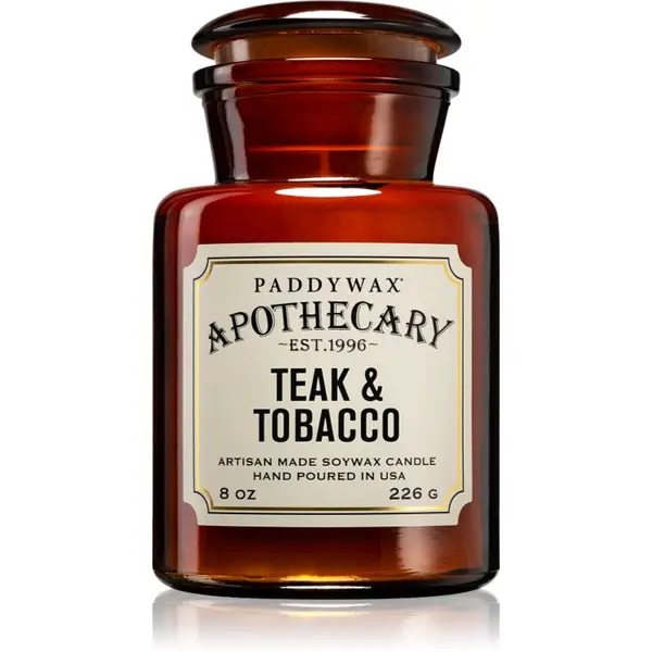 Paddywax Paddywax Apothecary Teak & Tabacco ароматна свещ 226 гр.