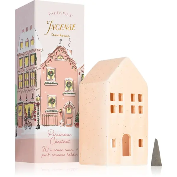 Paddywax Paddywax Ceramic Village Persimmon Chestnut подаръчен комплект