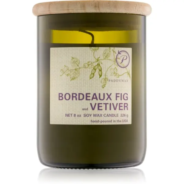 Paddywax Paddywax Eco Green Bordeaux Fig & Vetiver ароматна свещ 226 гр.