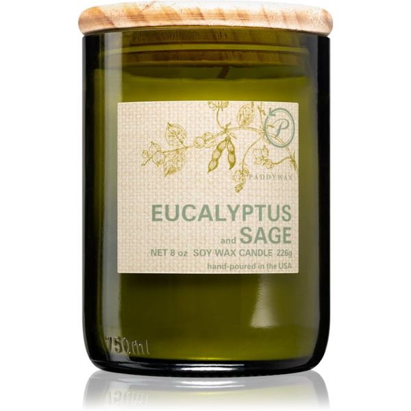 Paddywax Paddywax Eco Green Eucalyptus & Sage ароматна свещ 226 гр.