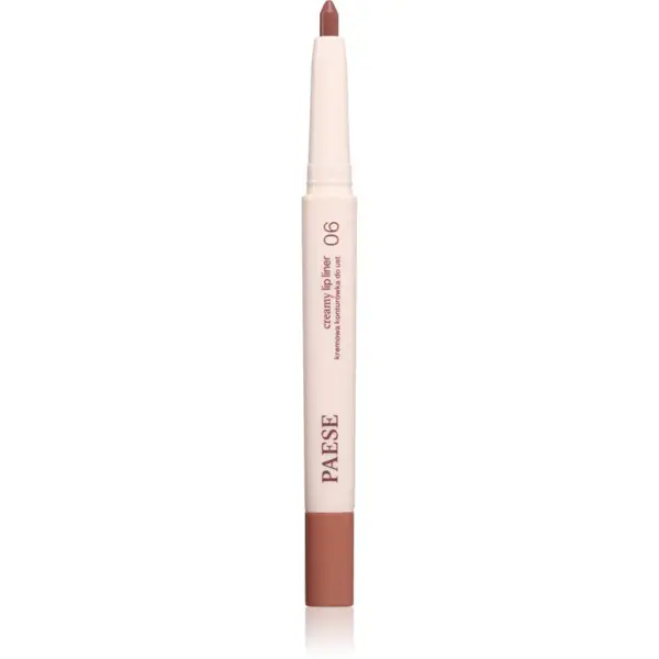 Paese Paese Creamy Lip Liner кремообразен молив за устни цвят 06 crown brown 0.6 гр.
