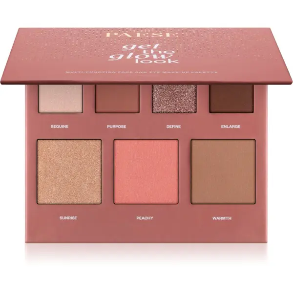 Paese Paese Get The Glow Look Face And Eye Make-up Palette мултифункционална палитра за лице и очи 16 гр.
