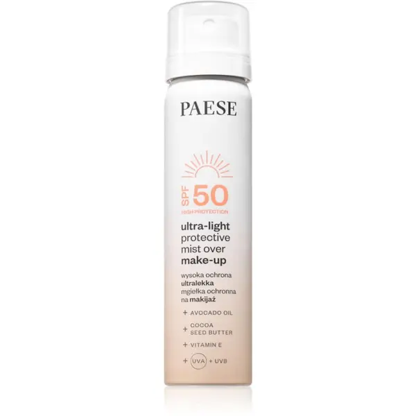 Paese Paese Ultra-light Protective Mist Over Make-up фон дьо тен фиксатор SPF 50 75 мл.