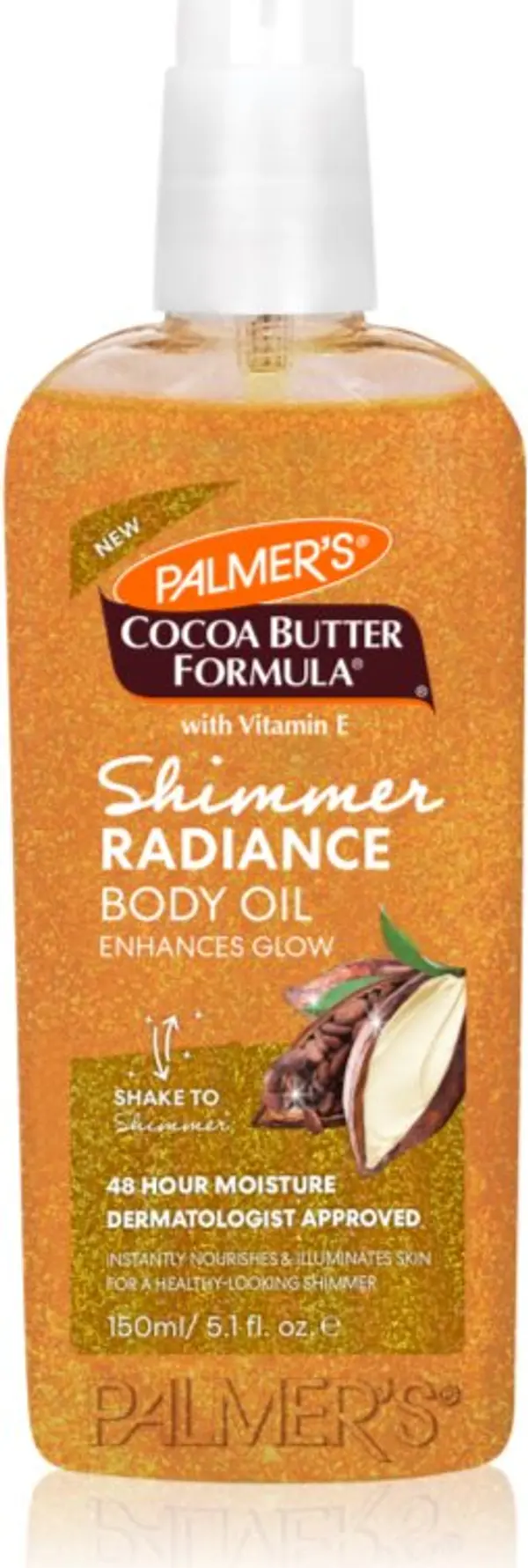 Palmer’s Palmer’s Cocoa Butter Formula Shimmer блестящо масло за тяло 150 мл.
