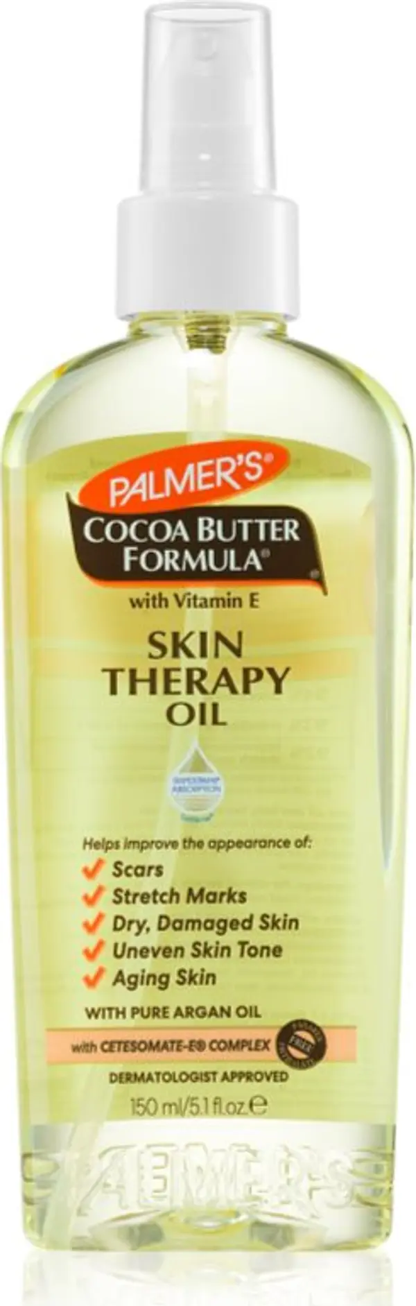 Palmer’s Palmer’s Cocoa Butter Formula Skin Therapy Многофункционално сухо масло за тяло и лице 150 мл.
