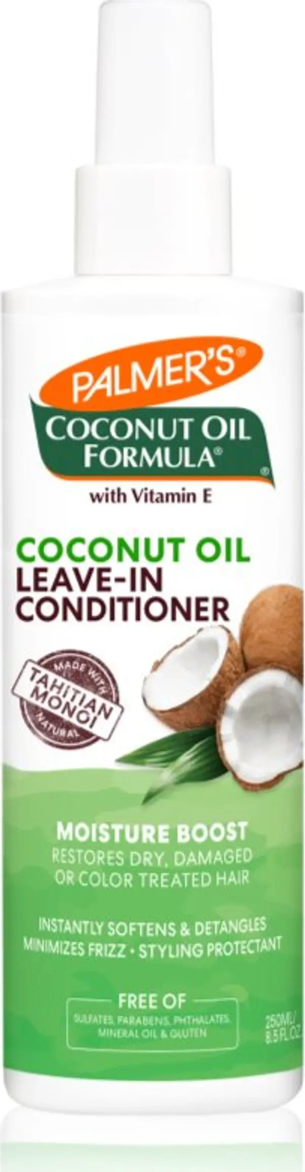 Palmer’s Palmer’s Coconut Oil Formula Moisture Boost балсам в спрей без отмиване за суха, увредена и химически третирана коса 250 мл.