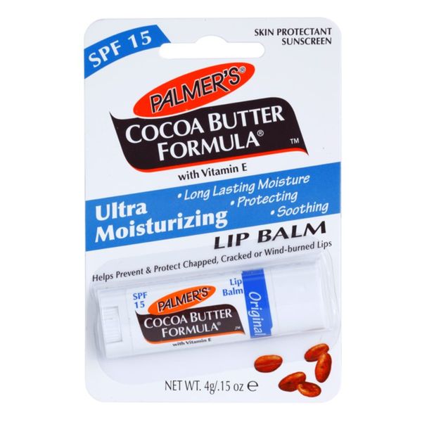 Palmer’s Palmer’s Face & Lip Cocoa Butter Formula хидратиращ балсам за устни SPF 15 вкус Original Cocoa Butter 4 гр.
