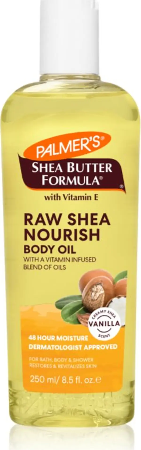 Palmer’s Palmer’s Shea Butter Formula подхранващо масло за тяло за суха и чувствителна кожа 250 мл.