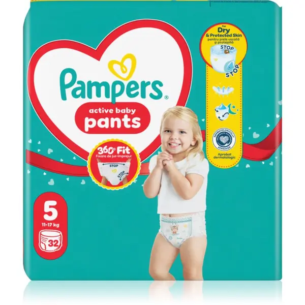 Pampers Pampers Active Baby Pants Size 5 еднократни пелени гащички 11-17 kg 32 бр.