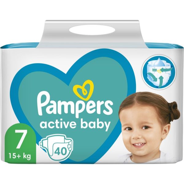 Pampers Pampers Active Baby Size 7 еднократни пелени 15+ kg 40 бр.