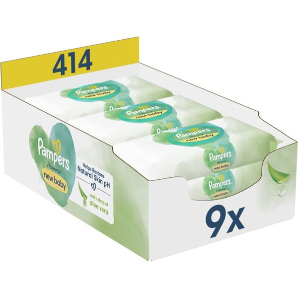 Pampers Pampers Harmonie New Baby мокри почистващи кърпички за деца 414 бр.
