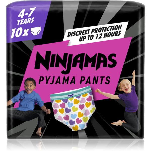 Pampers Pampers Ninjamas Pyjama Pants нощни пелени гащички 17-30 kg Hearts 10 бр.