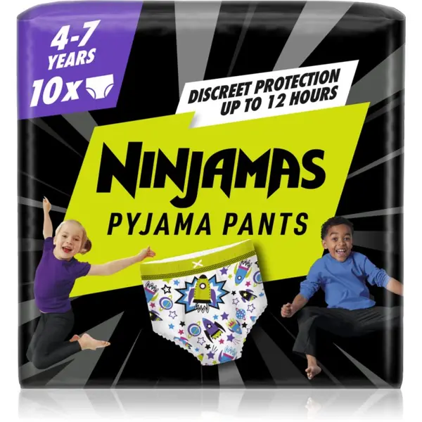 Pampers Pampers Ninjamas Pyjama Pants нощни пелени гащички 17-30 kg Spaceships 10 бр.