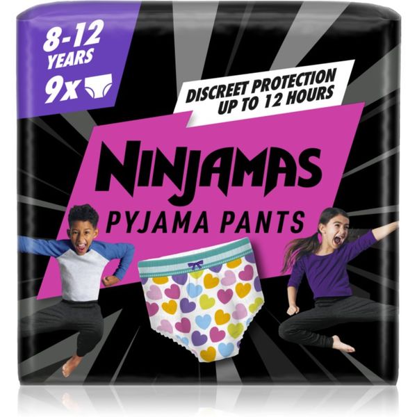 Pampers Pampers Ninjamas Pyjama Pants нощни пелени гащички 27-43 kg Hearts 9 бр.