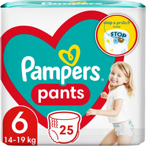 Pampers Pampers Pants Size 6 еднократни пелени гащички 14-19 kg 25 бр.