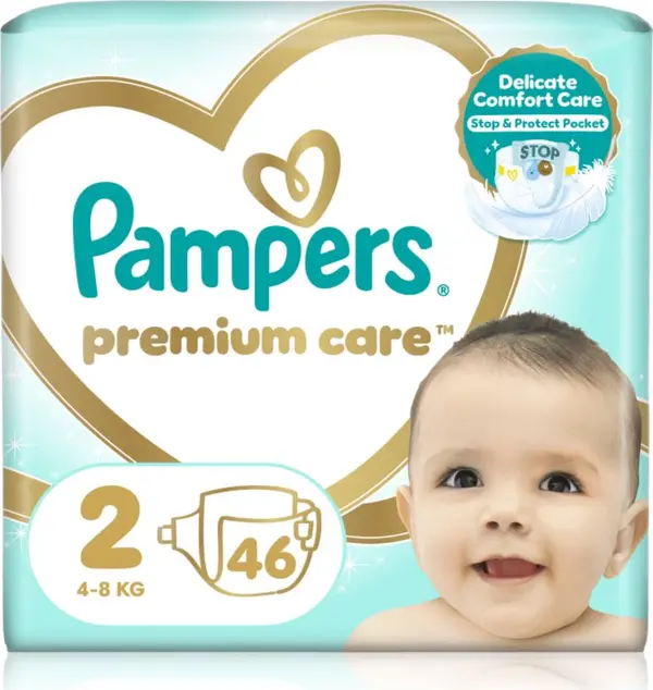 Pampers Pampers Premium Care Size 2 еднократни пелени 4-8kg 46 бр.