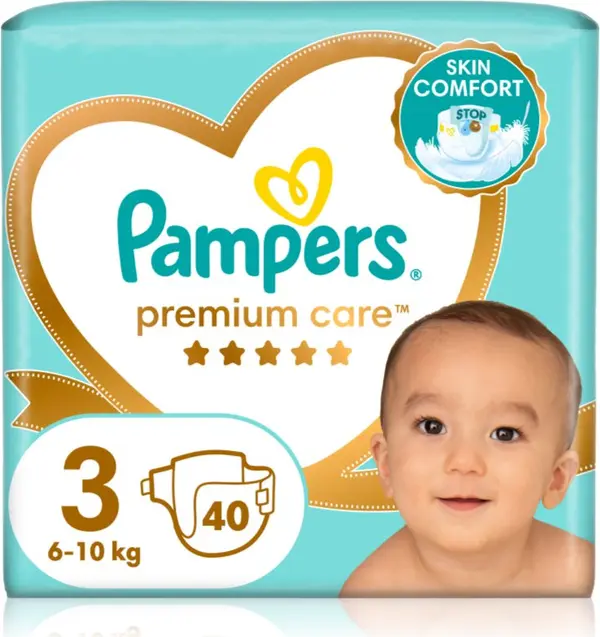 Pampers Pampers Premium Care Size 3 еднократни пелени 6-10 kg 40 бр.