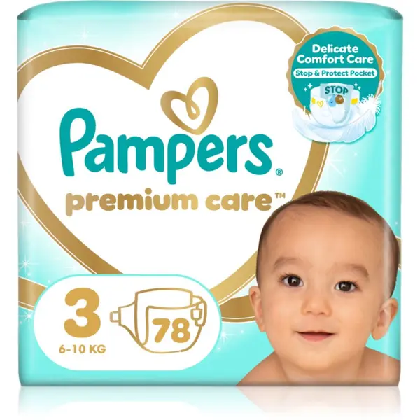 Pampers Pampers Premium Care Size 3 еднократни пелени 6-10 kg 78 бр.